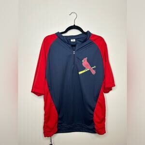 Vintage MLB St Louis Cardinals Batting Practice Windbreaker -Xlarge